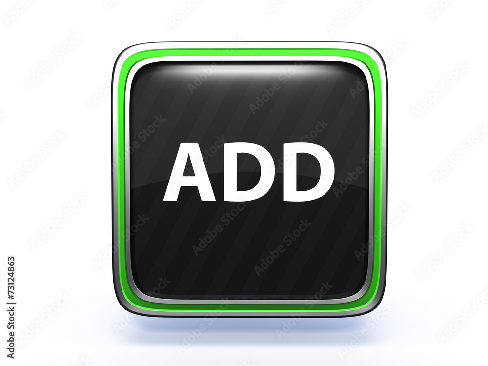 add square icon on white background add square icon on white background