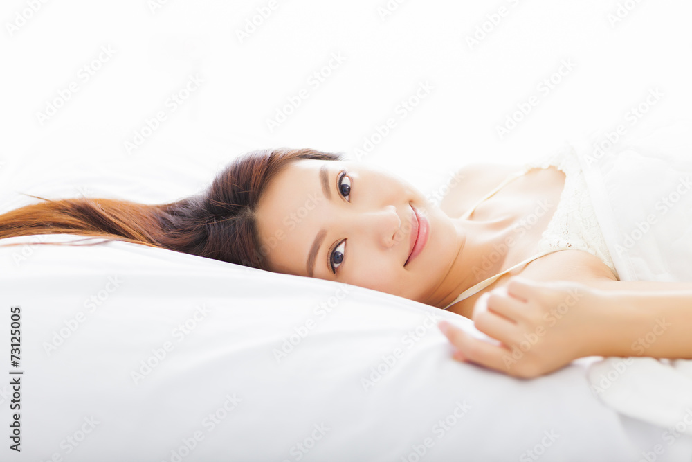 beautiful young asian woman sleeping in the bed beautiful young asian woman sleeping in the bed