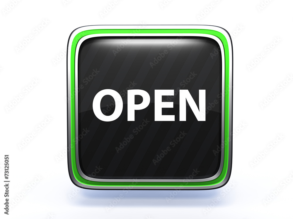 open square icon on white background open square icon on white background
