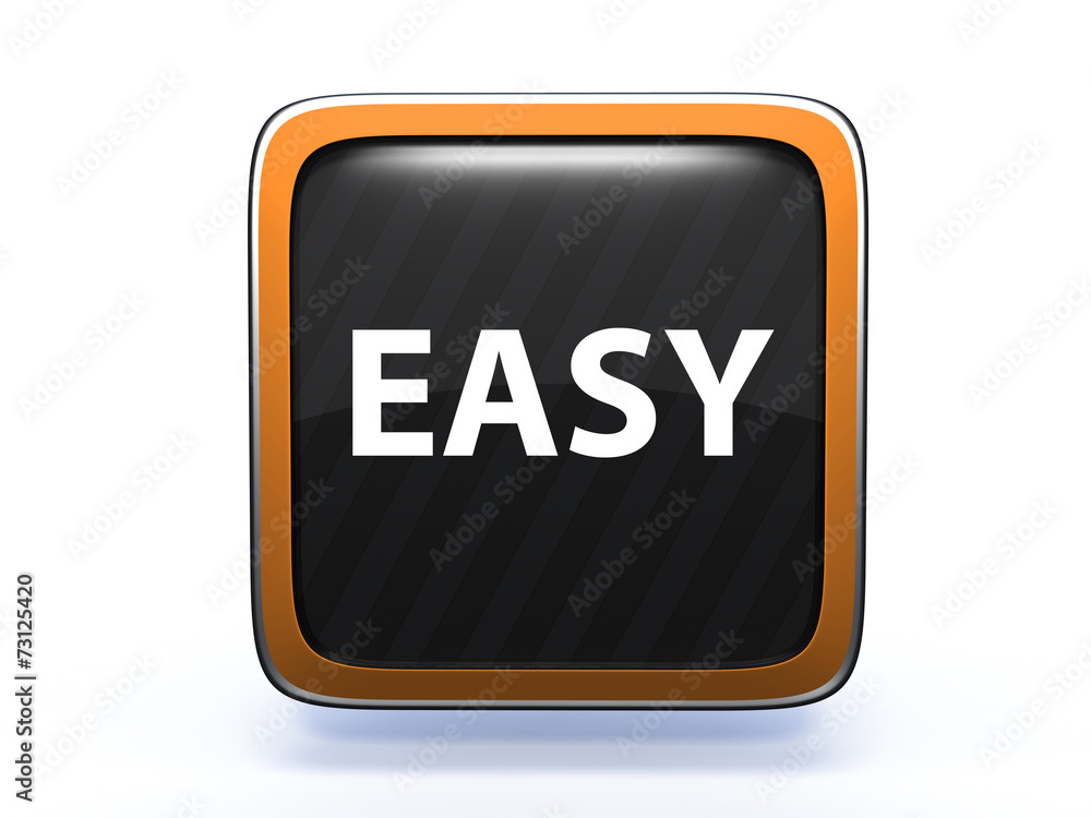easy square icon on white background easy square icon on white background