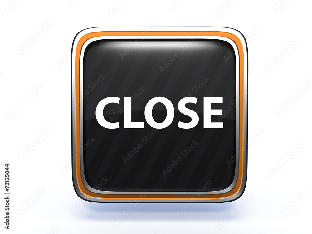 close square icon on white background close square icon on white background