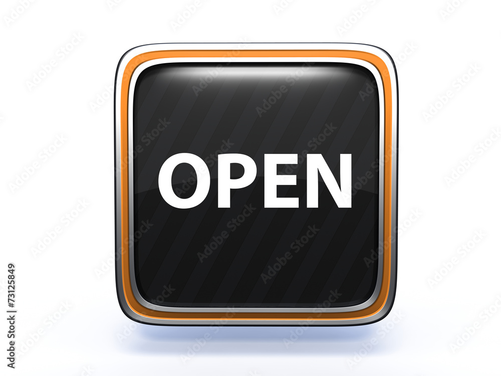 open square icon on white background open square icon on white background
