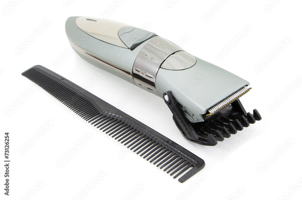 hairclipper in isolated on white hairclipper in isolated on white