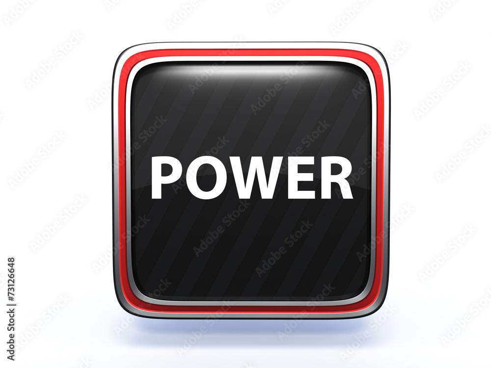 power square icon on white background power square icon on white background