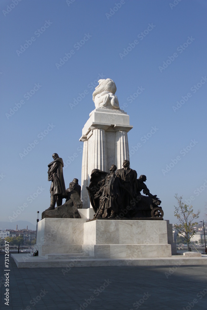 Statue à Budapest, Hongrie	