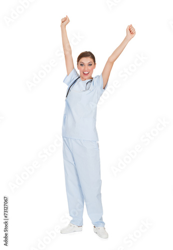 Portrait Of Successful Female Doctor