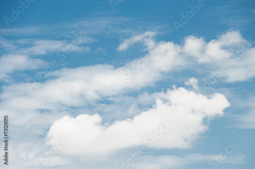 blue sky with cloud closeup © airobody