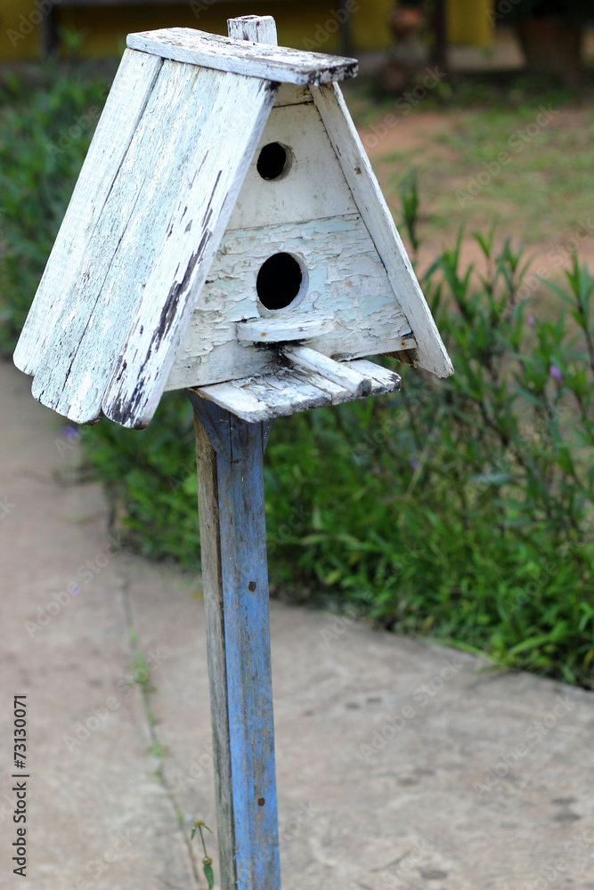 Bird house with the nature