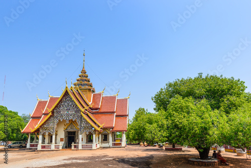 LAMPHUN,THAILAND-April 28:Wat Phra Phutthabat Tak Pha Legend has