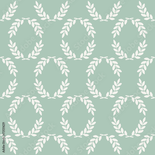 seamless laurel pattern