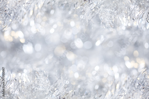 Foto Silver Christmas background