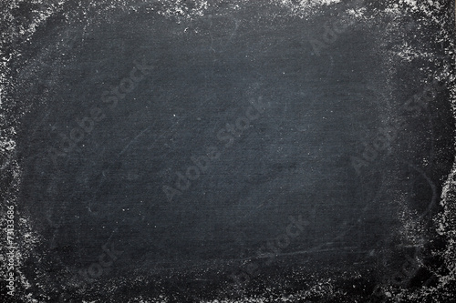 Blank chalkboard photo
