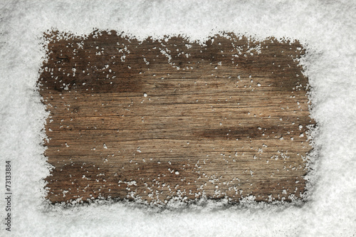 Snow frame background