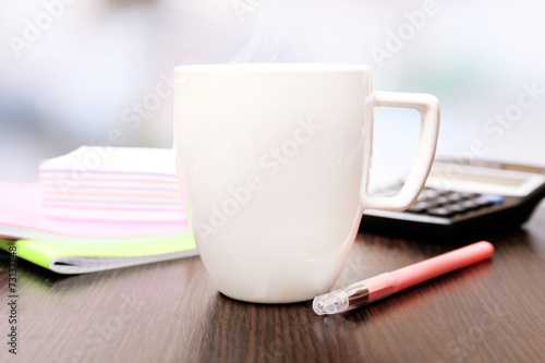 Cup of tea in office