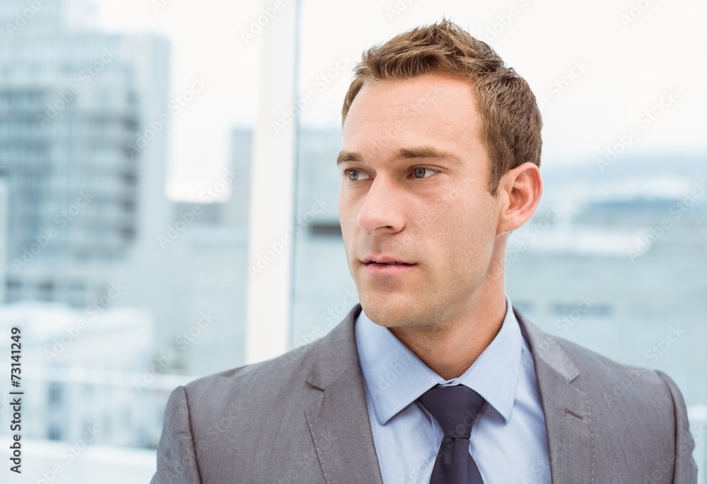Smart young businessman in suit Smart young businessman in suit