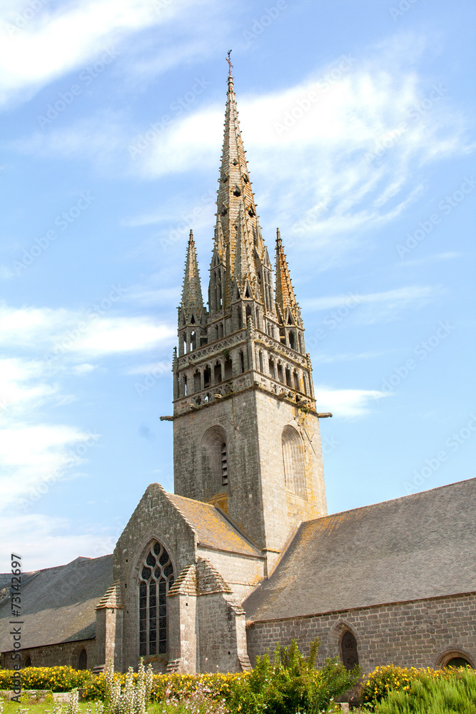  Eglise Notre Dame de Rescudon de Pont Croix, Finistère, Bretagn