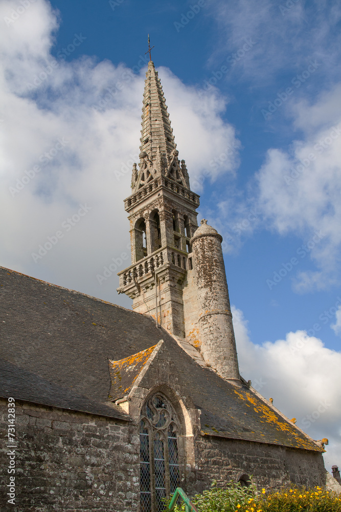 Fototapeta premium Poullan sur mer, chapelle de Kérinec, Finistère, Bretagne