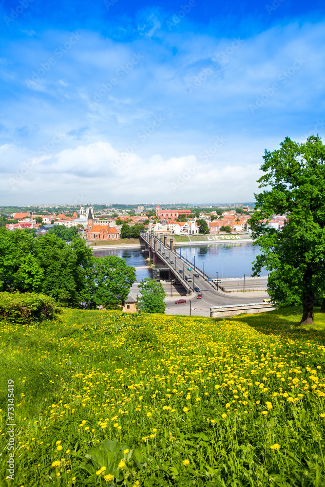 Bridge over Nemunas river in Kaunas