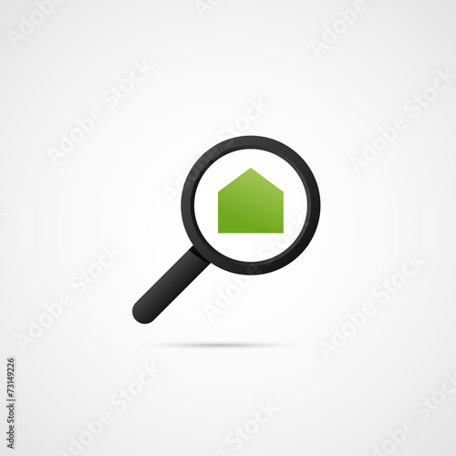 loupe et maison