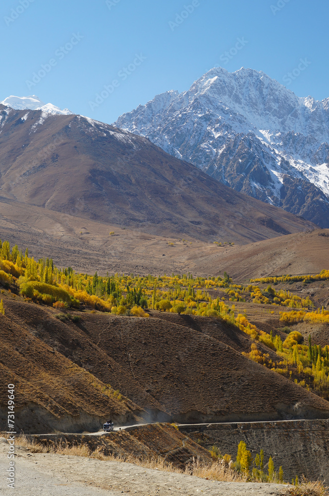 Phandar valley in autumn,Northern  Pakistan
