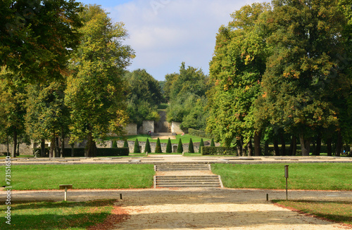 France, the classical park of Marly le Roi photo