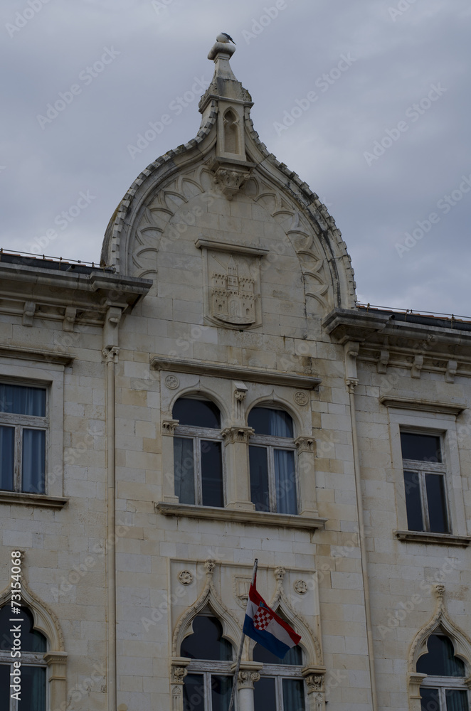 Fototapeta premium old building in trogir
