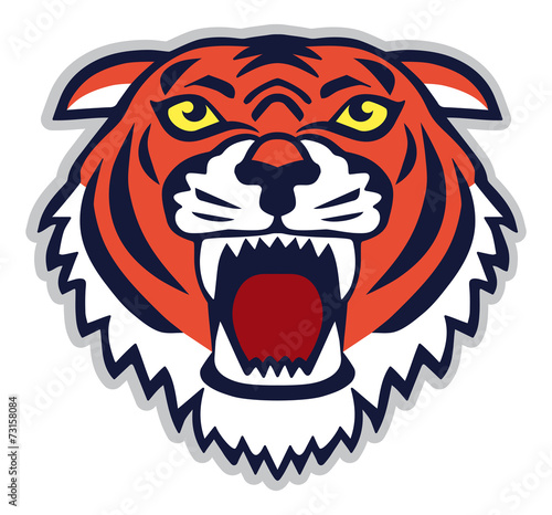 Tiger Head Mascot