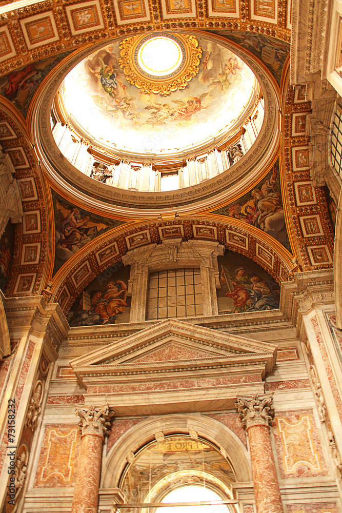 St. Peter's Square, Vatican City. Indoor interior