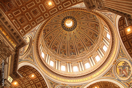 Fotografia, Obraz St. Peter's Square, Vatican City. Indoor interior