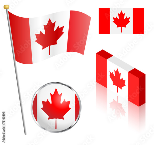 Canadian Flag Set