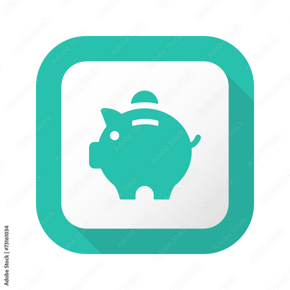 Flat Long Shadow Button - Vector Flat Long Shadow Button - Vector