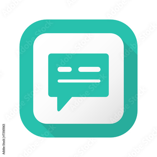 Flat Long Shadow Button - Vector 