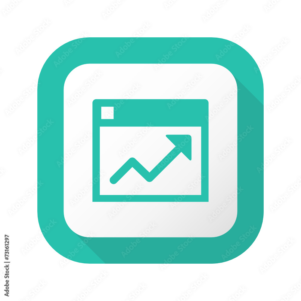 Flat Long Shadow Button - Vector Flat Long Shadow Button - Vector