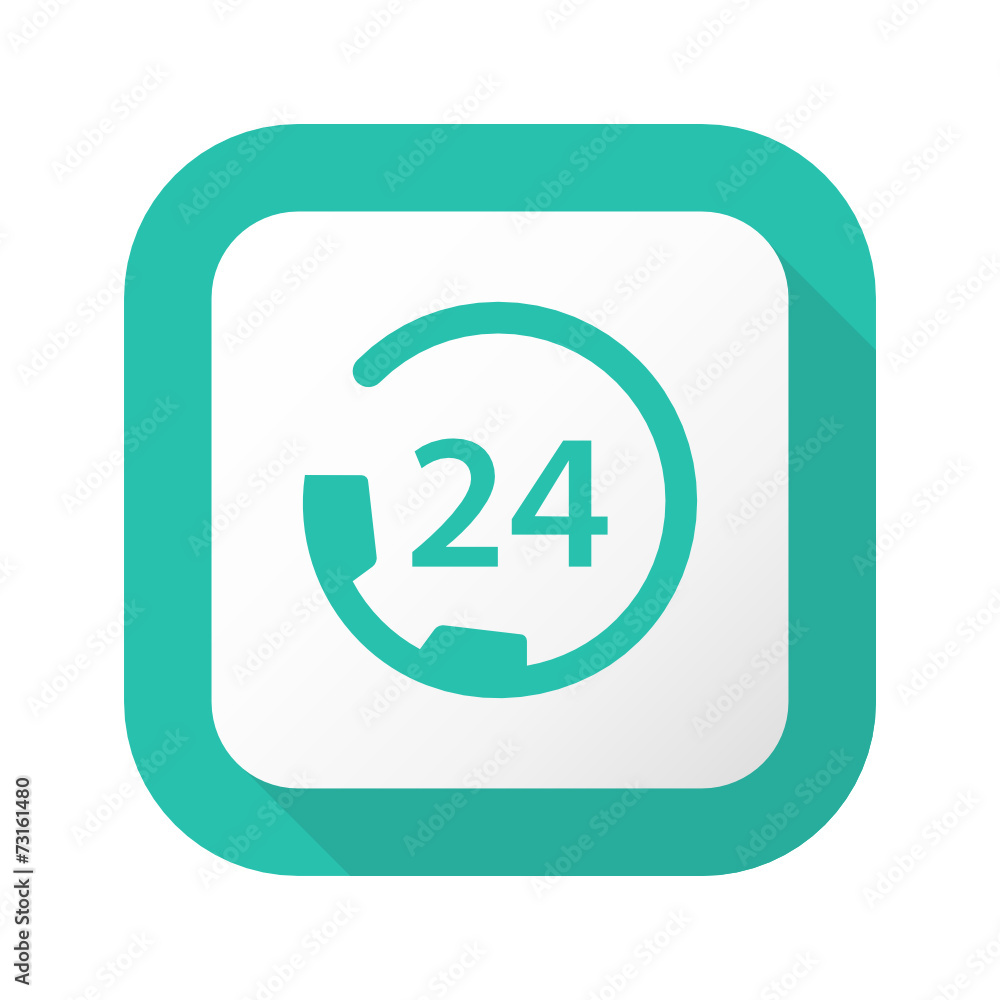 Flat Long Shadow Button - Vector Flat Long Shadow Button - Vector