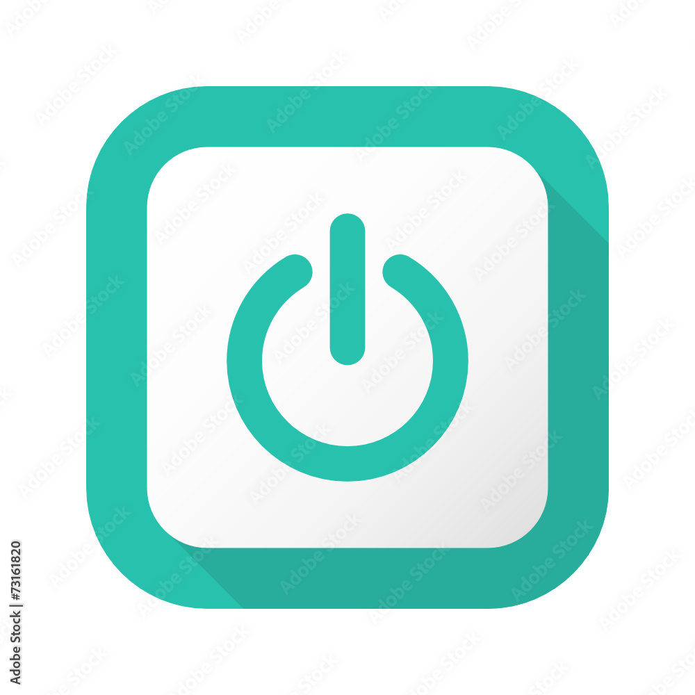 Flat Long Shadow Button - Vector Flat Long Shadow Button - Vector