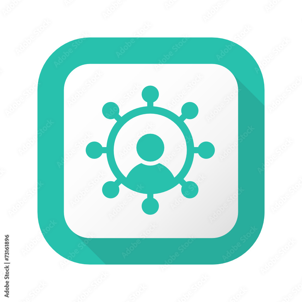 Flat Long Shadow Button - Vector Flat Long Shadow Button - Vector