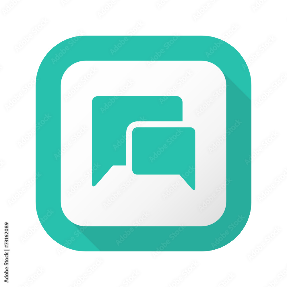 Flat Long Shadow Button - Vector Flat Long Shadow Button - Vector