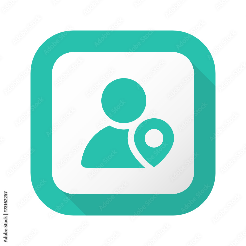 Flat Long Shadow Button - Vector Flat Long Shadow Button - Vector