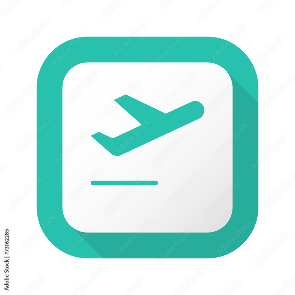 Flat Long Shadow Button - Vector Flat Long Shadow Button - Vector