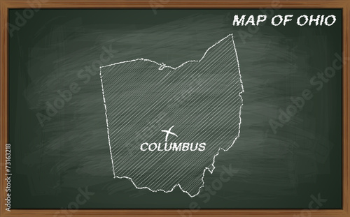 map of ohio
