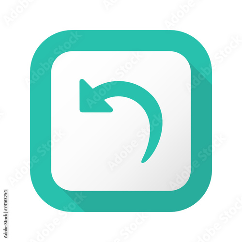 Flat Long Shadow Button - Vector 