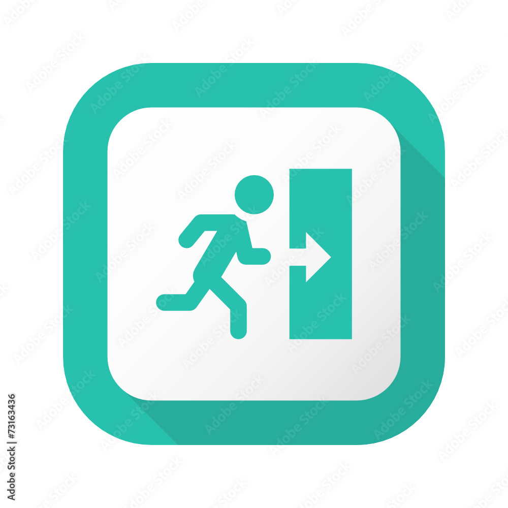 Flat Long Shadow Button - Vector Flat Long Shadow Button - Vector