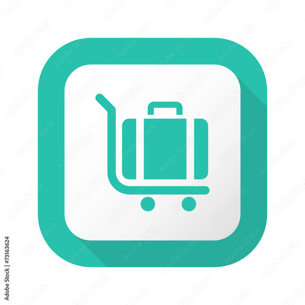 Flat Long Shadow Button - Vector Flat Long Shadow Button - Vector