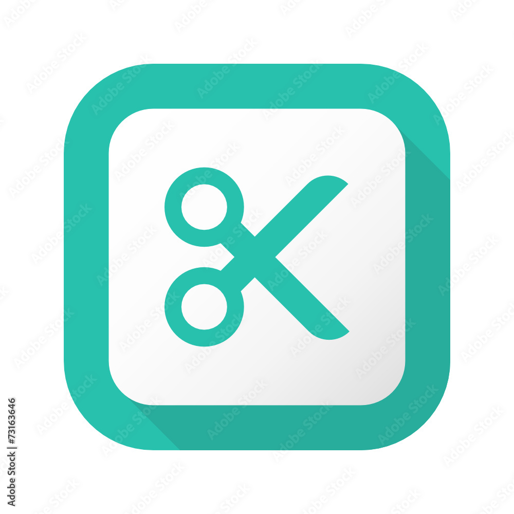 Flat Long Shadow Button - Vector Flat Long Shadow Button - Vector