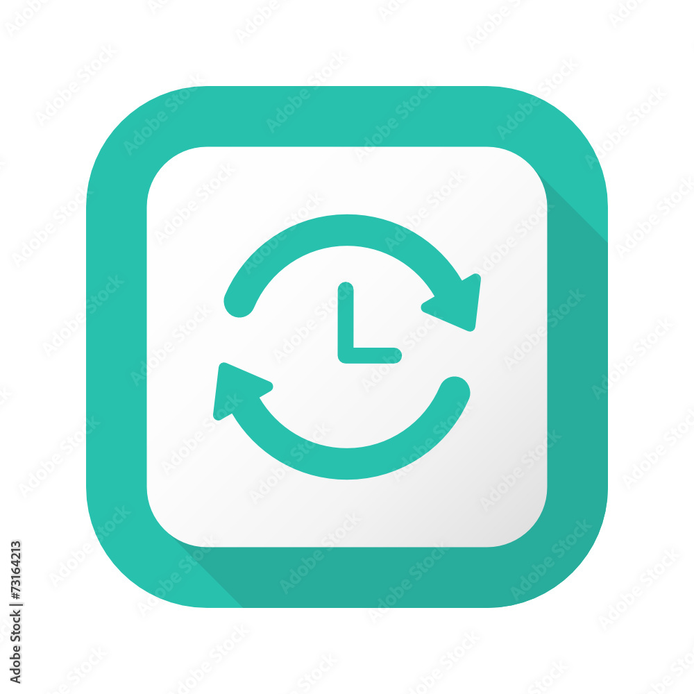 Flat Long Shadow Button - Vector Flat Long Shadow Button - Vector