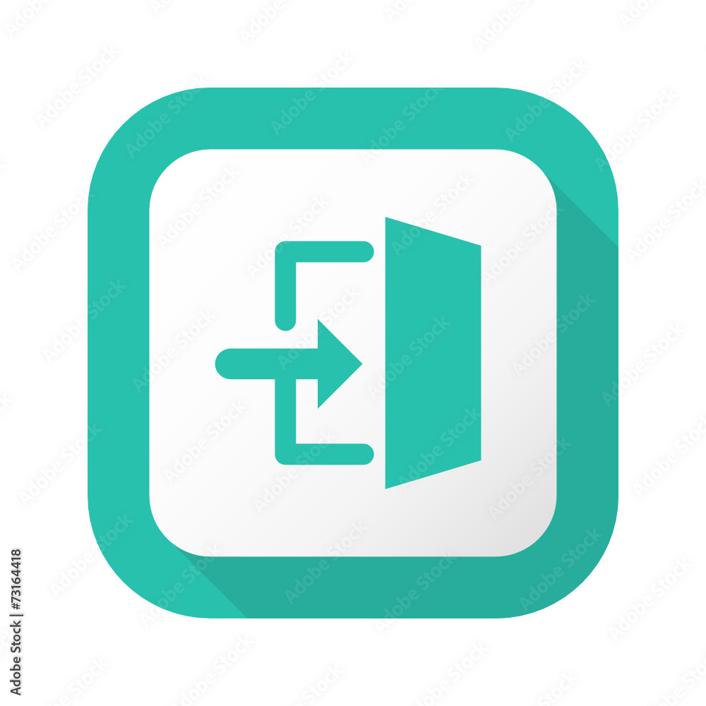 Flat Long Shadow Button - Vector Flat Long Shadow Button - Vector