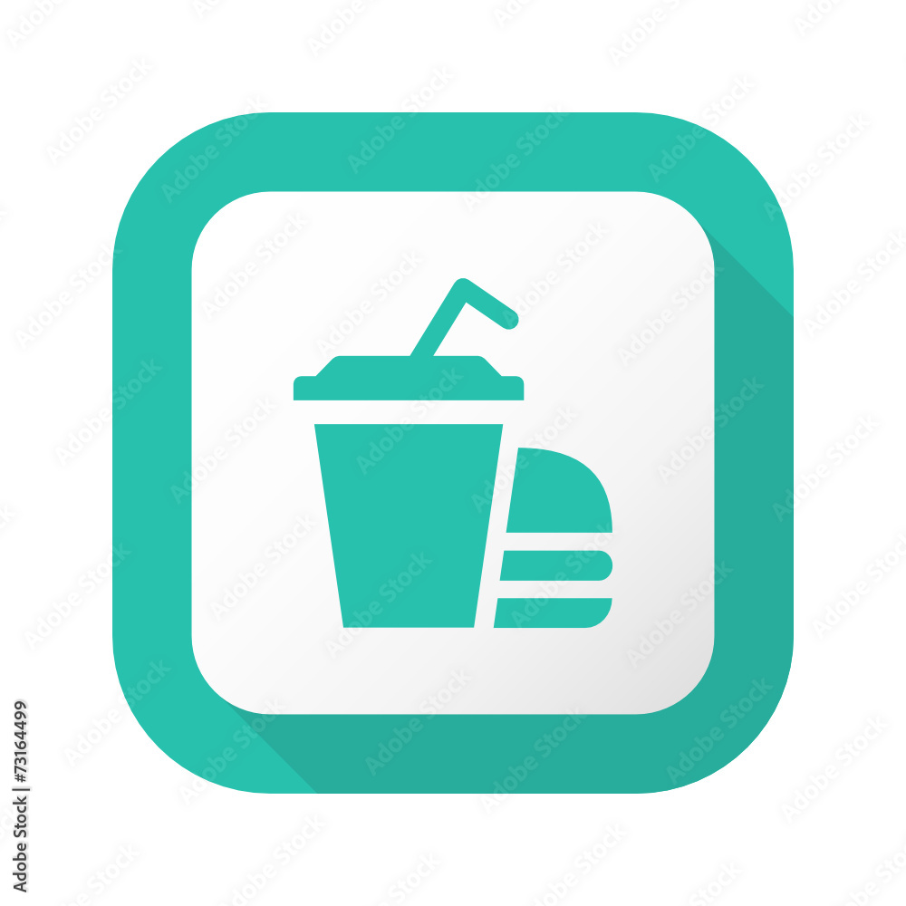 Flat Long Shadow Button - Vector Flat Long Shadow Button - Vector