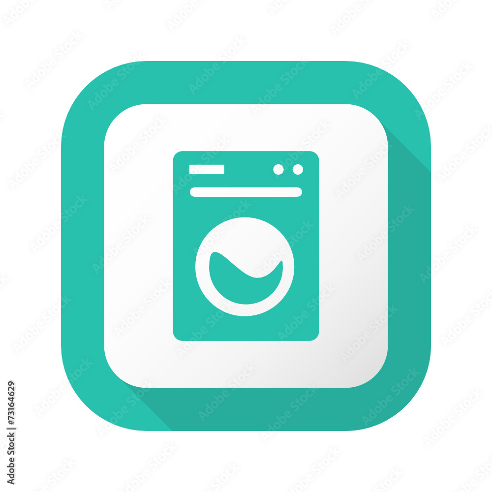 Flat Long Shadow Button - Vector Flat Long Shadow Button - Vector
