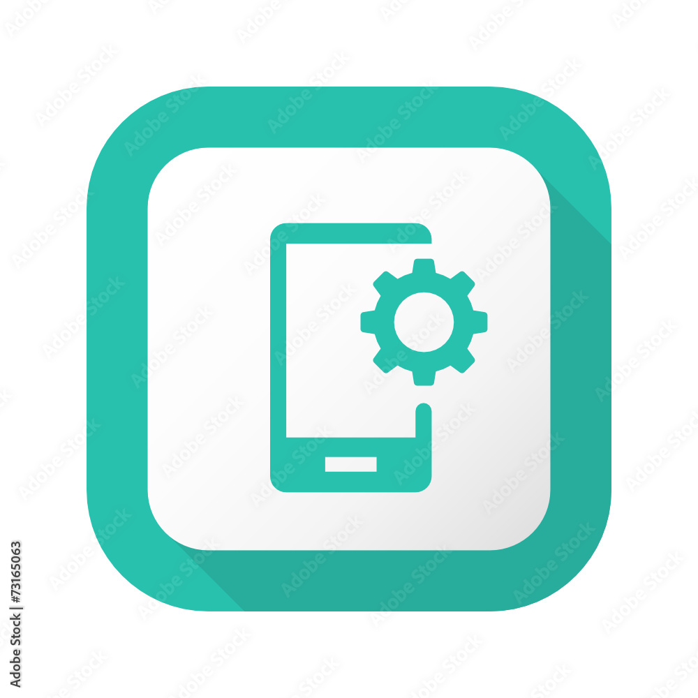 Flat Long Shadow Button - Vector Flat Long Shadow Button - Vector