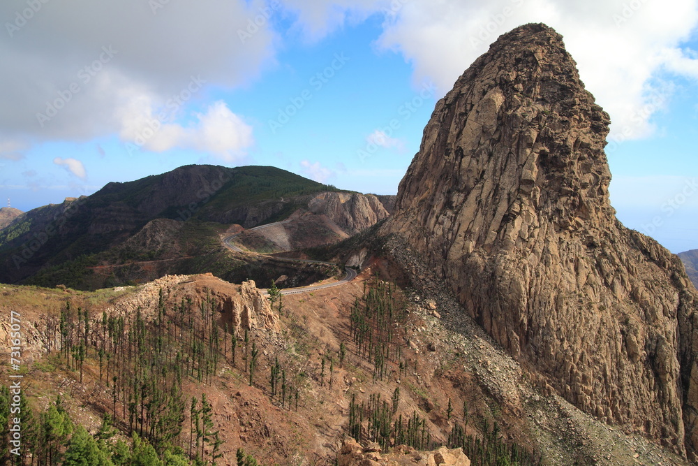 Fototapeta premium landscape of the island of La Gomera